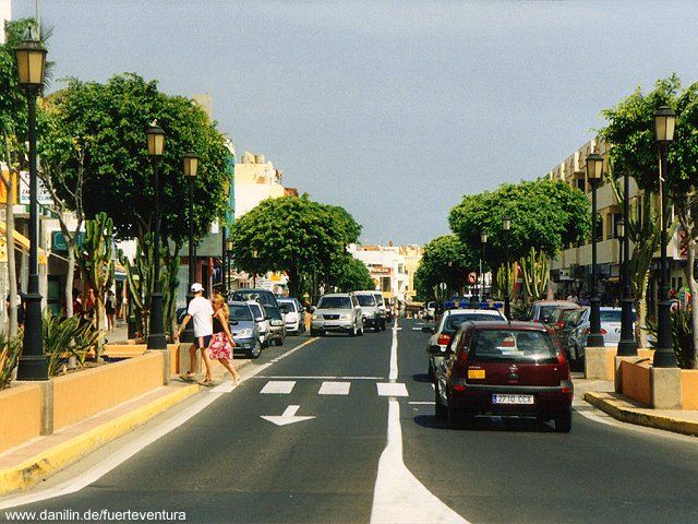 Avenida General Franco in Corralejo