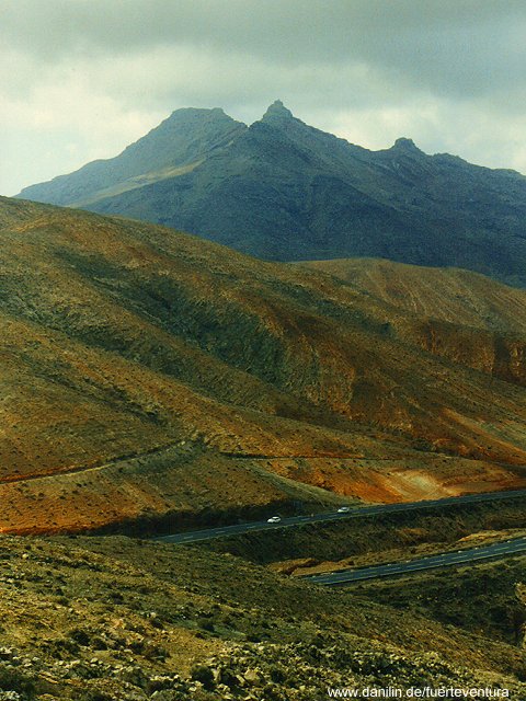 Blick von der Passhöhe La Tablada nahe La Pared