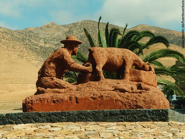 Ziegenmelker-Denkmal in Pájara