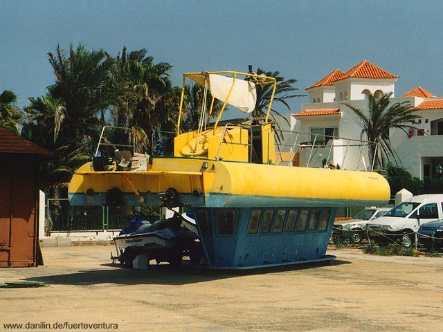 Tauchboot in Caleta de Fuste