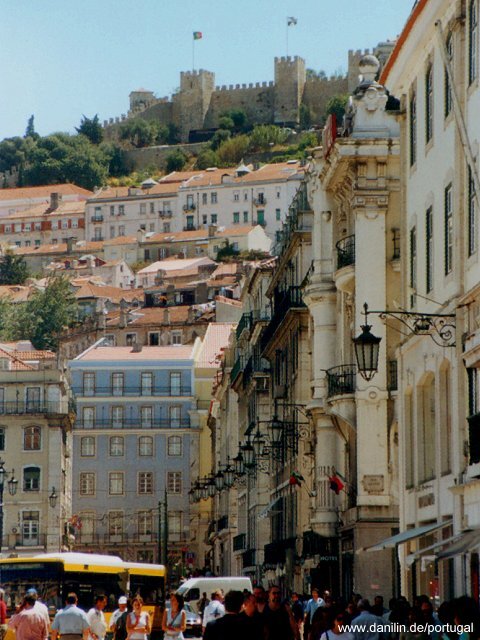 Baixa in Lissabon