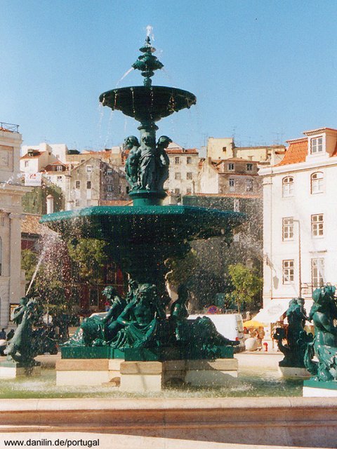 Rossio in Lissabon