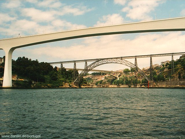 Brücken über den Douro in Porto